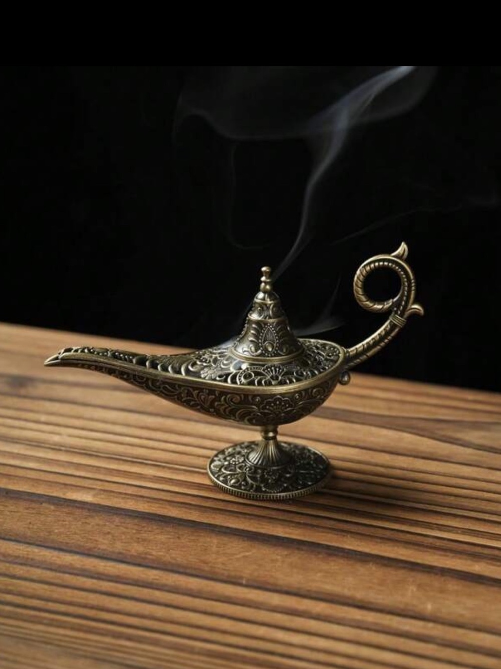 Aladdin Magic Lamp Incense Burner, Genie Lamp Incense Holder Burner